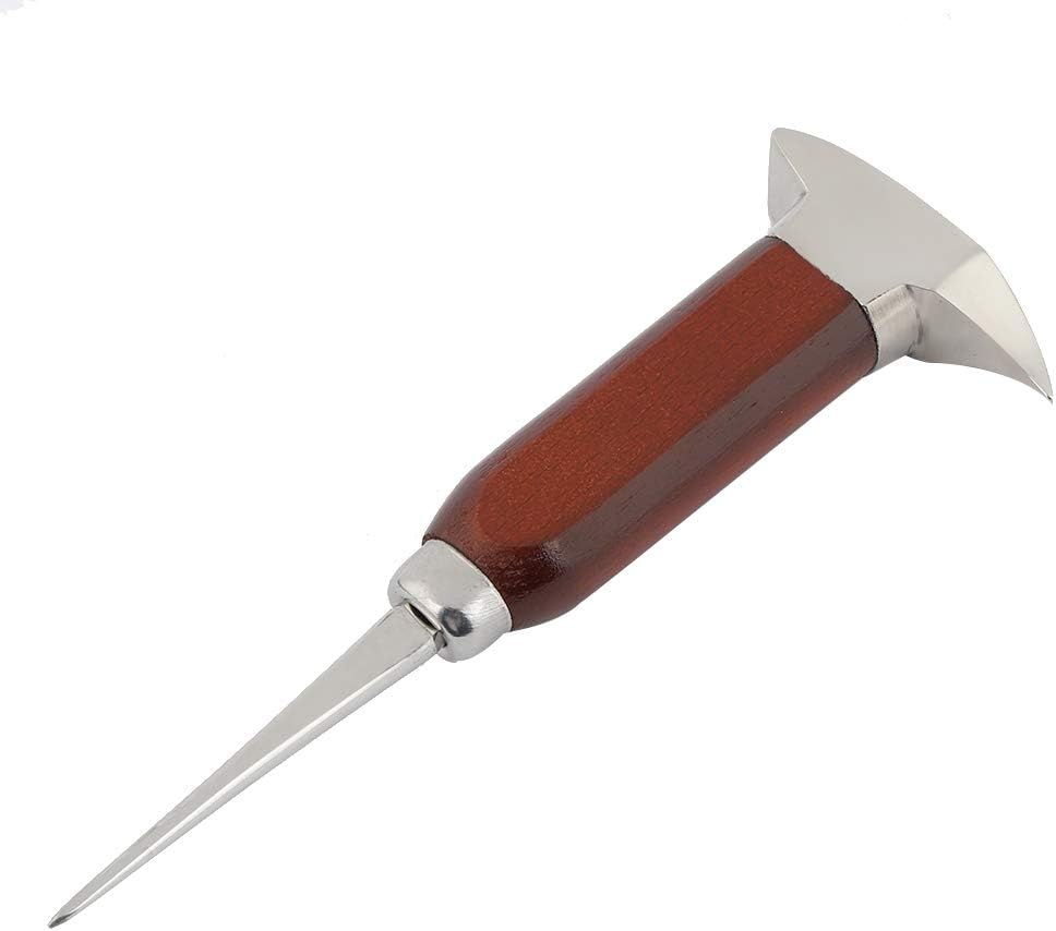 HEEPDD Store Ice Pick Stainless Steel Bartending Pick Chisel Round Bar Ice Chisel with Hockey Puck for Ice Pick 6.7 Bartender Pub for Pub Bar Ice Crushers, Default
