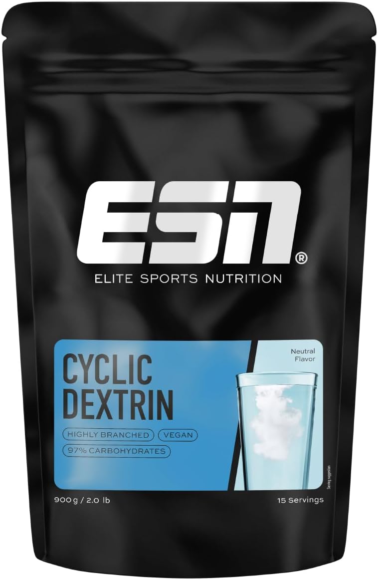 ESN Cyclic Dextrin, 900 g Bag, 15 Servings, Neutral, Highly Branched Cyclic Dextrin, Lactose-free & Vegan, Made in Germany