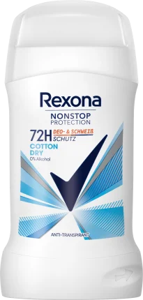 Rexona Antipanspirant deostick Nonstop Protection Cotton Dry, 50 ml