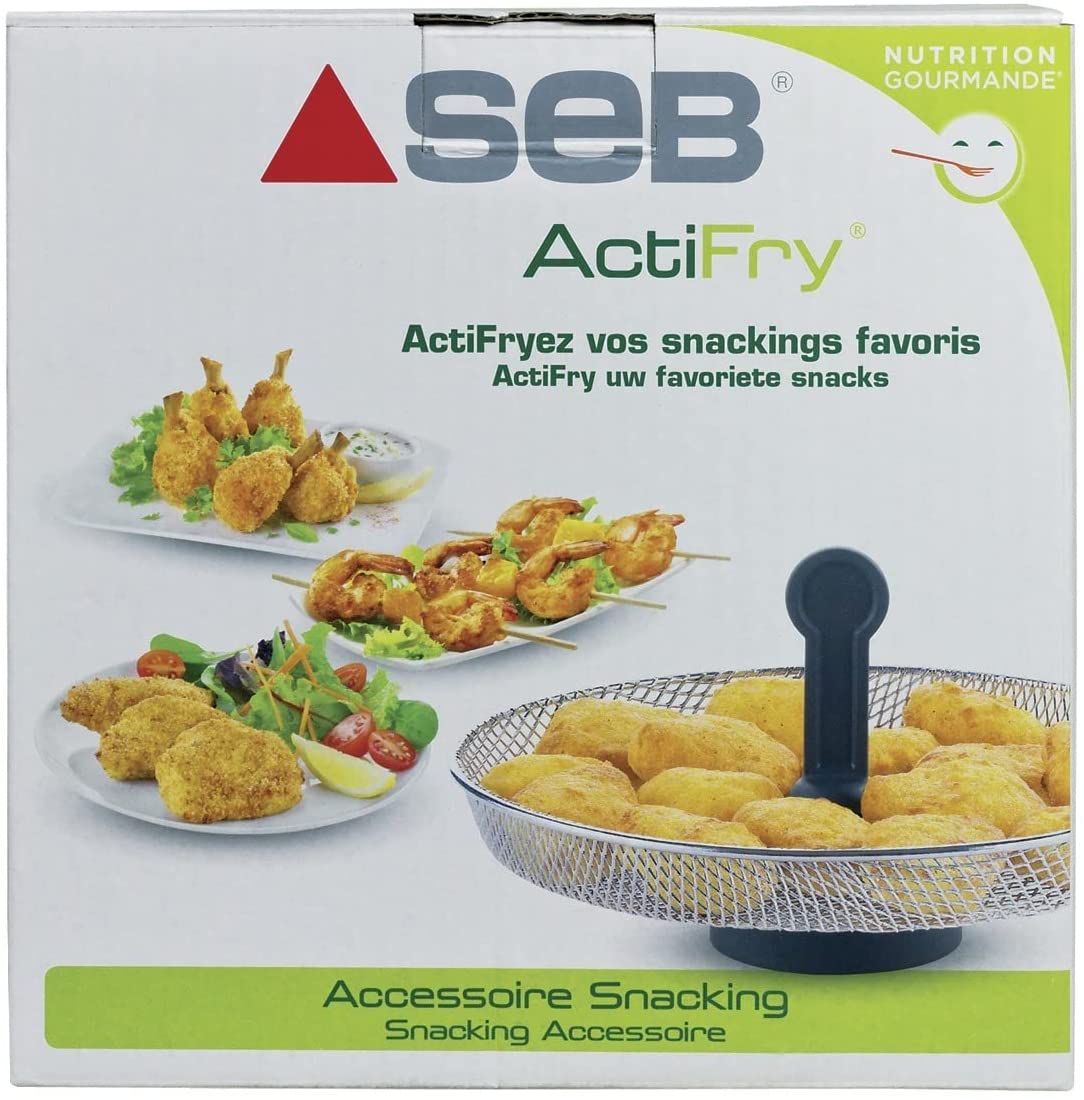 Tefal SEB XA701070 Original Cooking Basket Grid Insert Snack Attachment with Handle e.g. AL80 FZ7000 FZ7002 FZ7070 GH80 2-in-1 ActiFry Hot Air Fryer