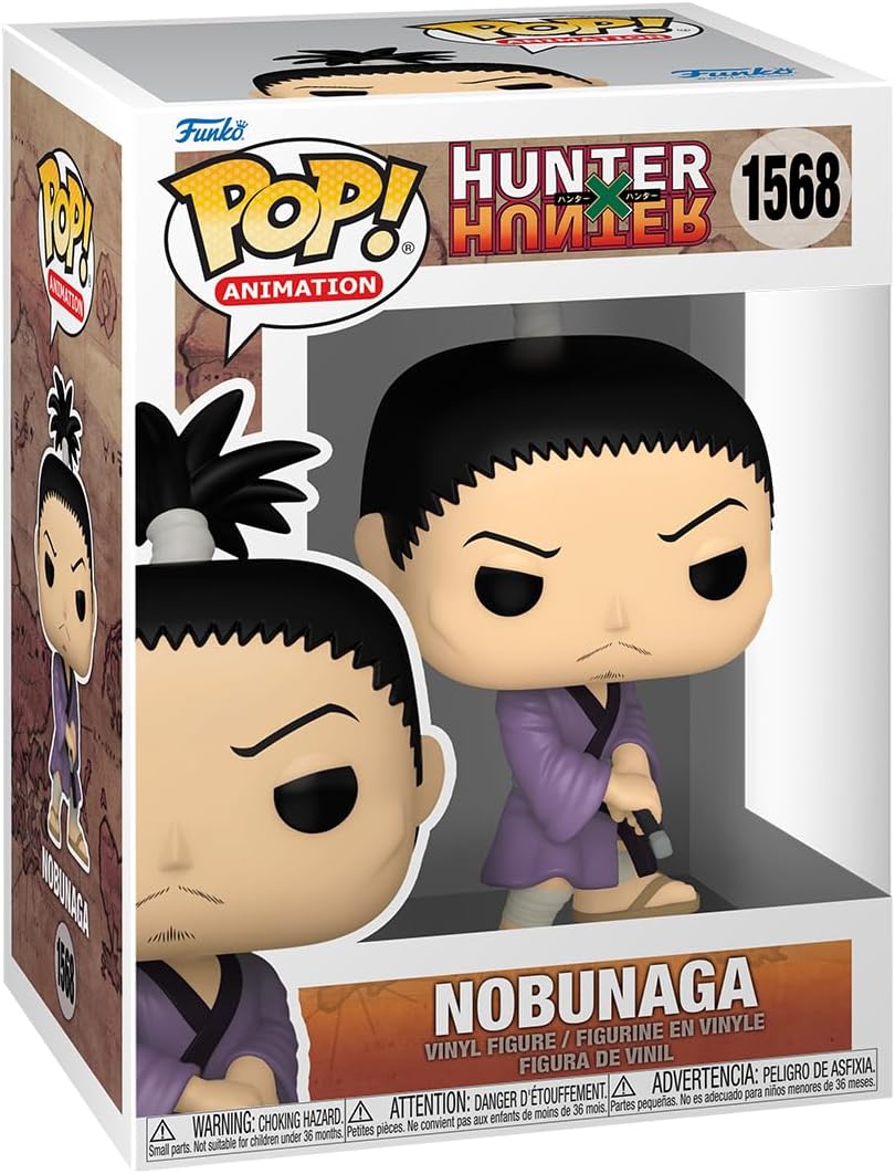Funko POP! Animation: Hunter X Hunter - Nobunaga Hazama - Hunter X Hunter (HXH) - Vinyl Collectible Figure - Gift Idea - Official Merchandise - Toys For Children and Adults - Anime Fans