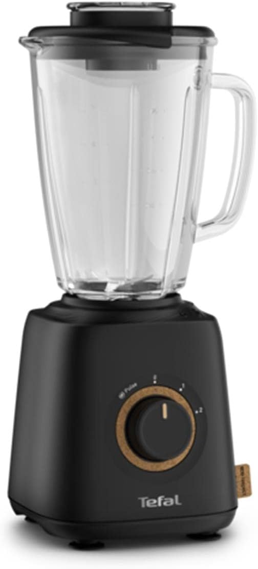 Tefal Eco Respect BL46EN 800W Motor Eco Design 1.75 Liter Capacity Hot and Cold Recipes Rotary Knob with 2 Speeds and Pulse Function Black