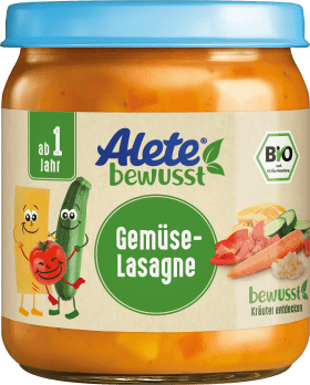 Alete bewusst Menu vegetable lasagna from 1 year, 250 g