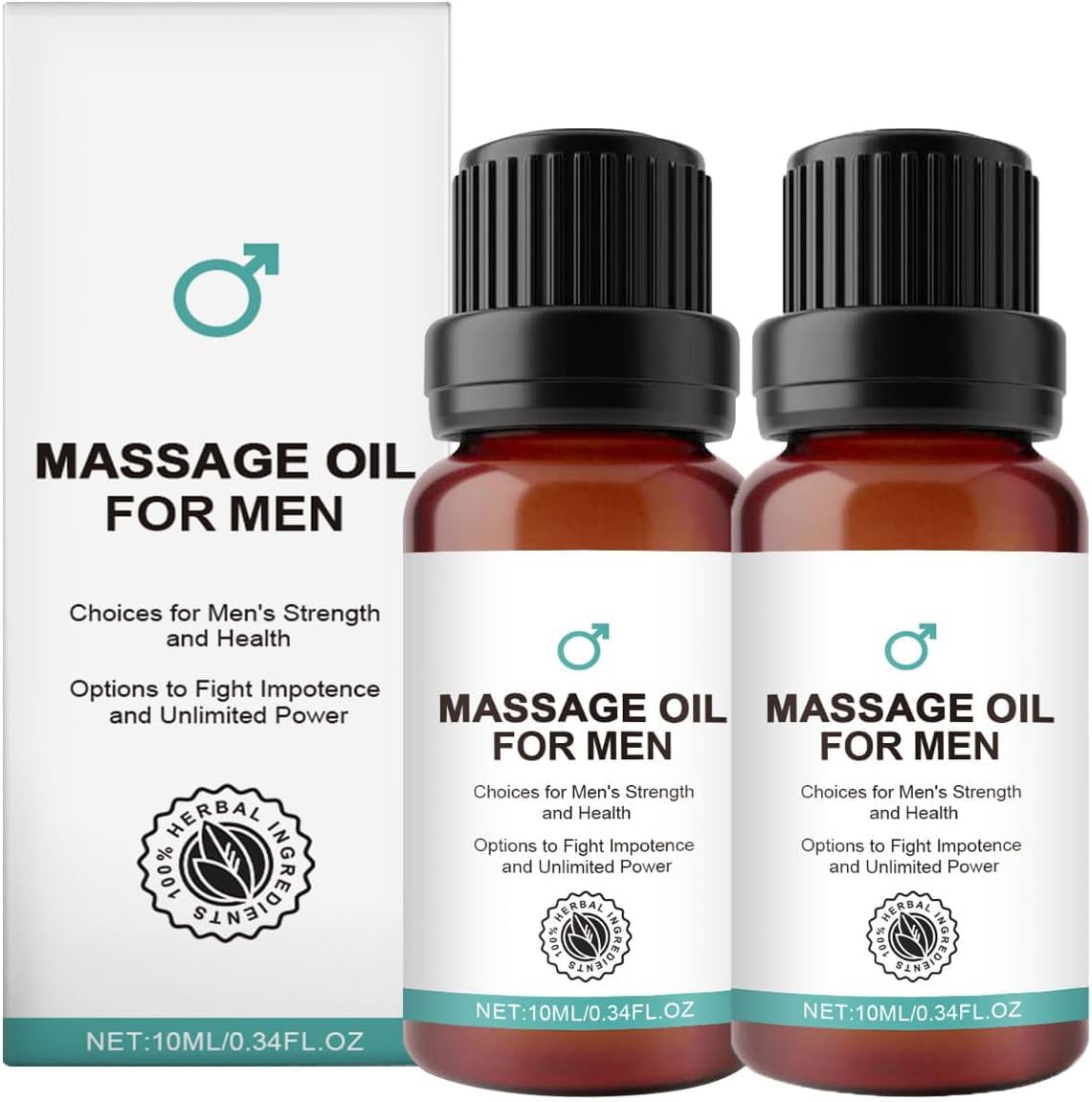 Generic Men Essence Oil, Nourishment Serum Oil, Deep Hydrating Serum Oil, Natural Ingredients Serum Oil Suitable for All Skin Types (Pack of 2)