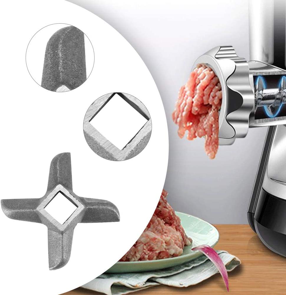 Meat Grinder Blade, Haofy Stainless Steel Mincer Knife Cutter Replacement for Grinding Machines, for Chopping Meat in the Kitchen (32)