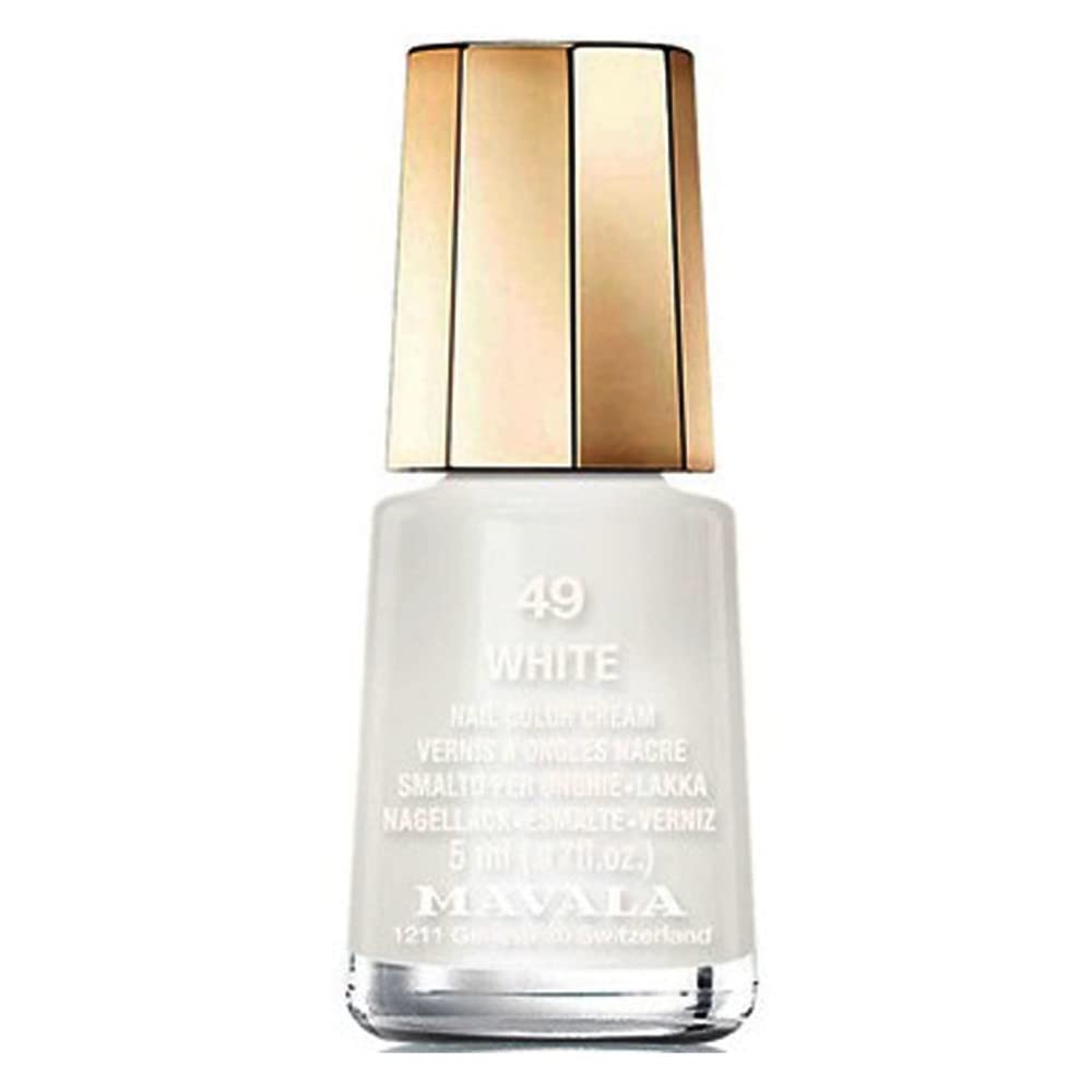 MAVALA Nail Polish 5 ml – Colour Mavala, ‎49: white