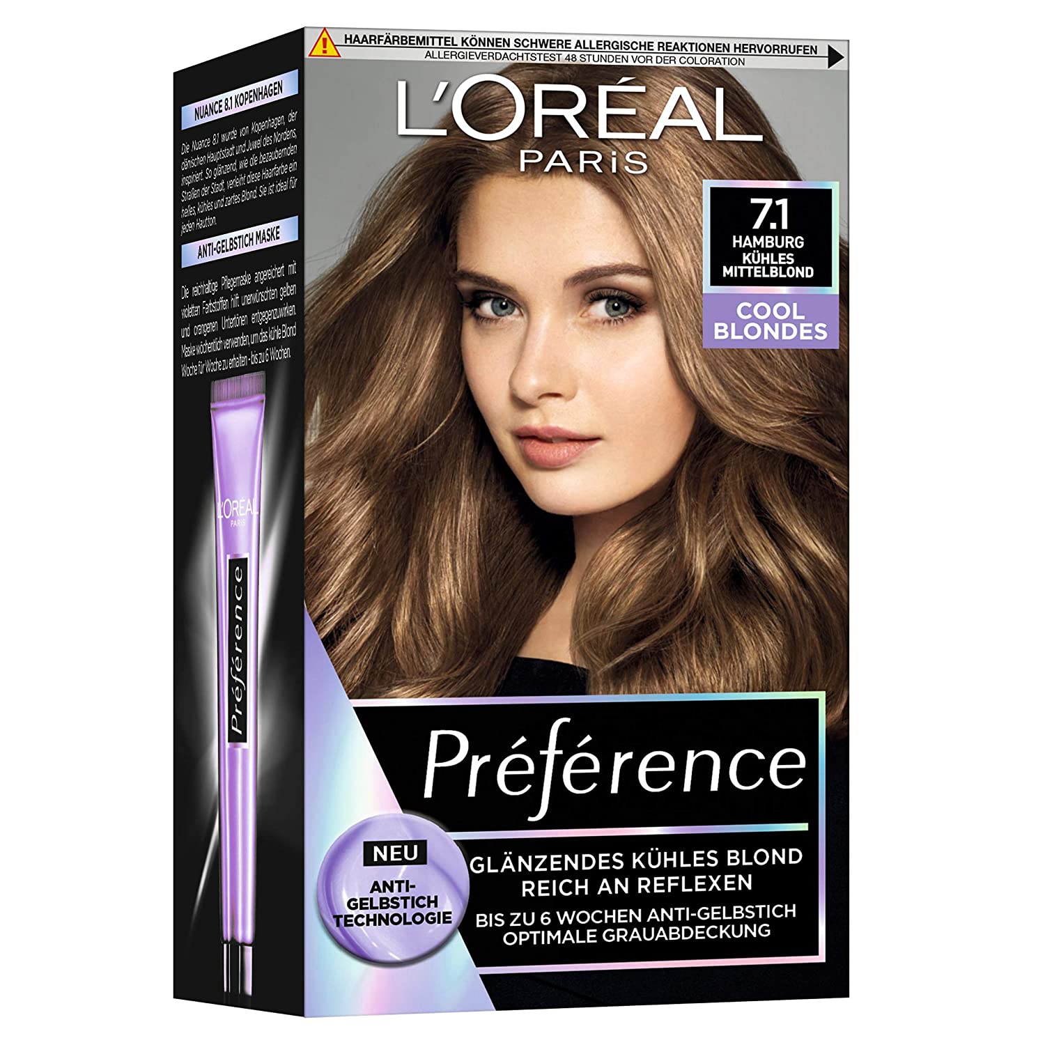 L'Oréal Paris L\'Oréal Paris Préférence Cool Blondes, 279 g, ‎7.1 medium blonde