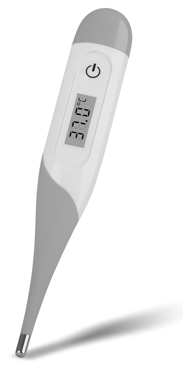 PULOX Store Pulox DT-15 Digital Fever Thermometer - Flexible Tip LCD Display Acoustic Signal