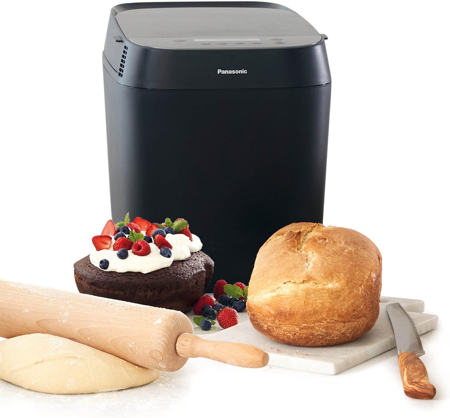 Panasonic bread makerSD-ZF2010KXF (Croustina bread machine, 18 programs, bread maker gluten-free, bread maker test winner 2018, black)