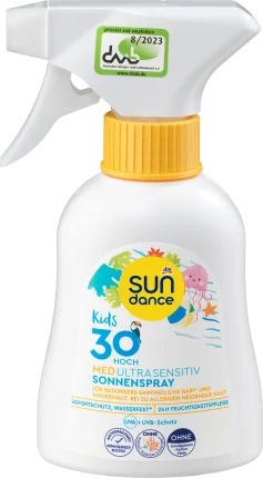 SUNDANCE Sunspray Kids, Med Ultra Sensitive, LSF 30, 0.2 l