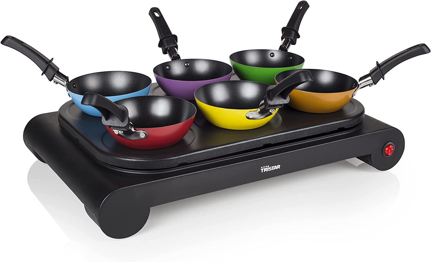 CEXPRESS - Tristar BP2827 Wok Set (6 Pans, Crepe Plates and Griddle)