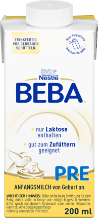 Nestlé BEBA Ready to drink from birth, 200 ml