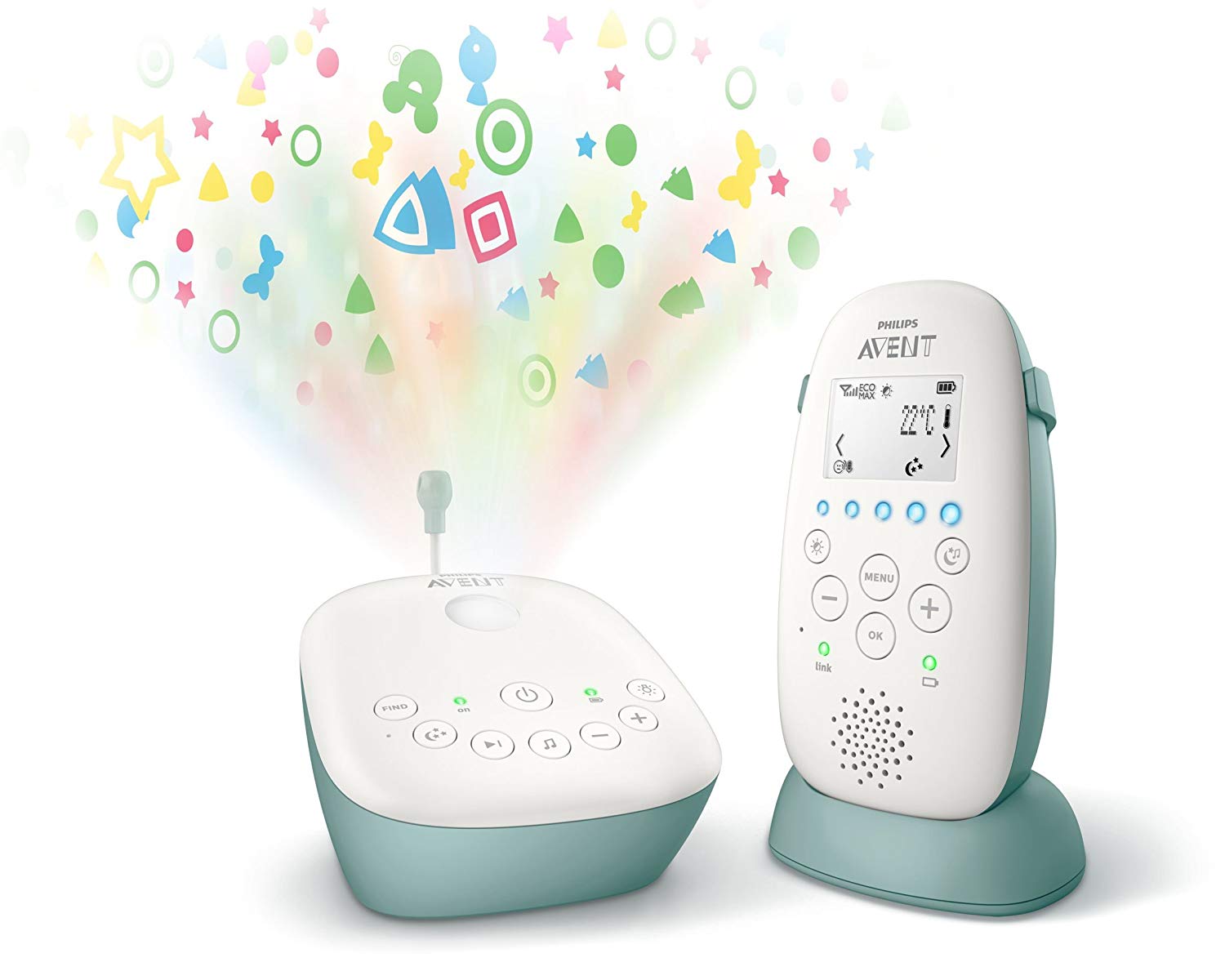 Philips SCD731/26 Baby Watch with DECT Technology, Multi-Colour