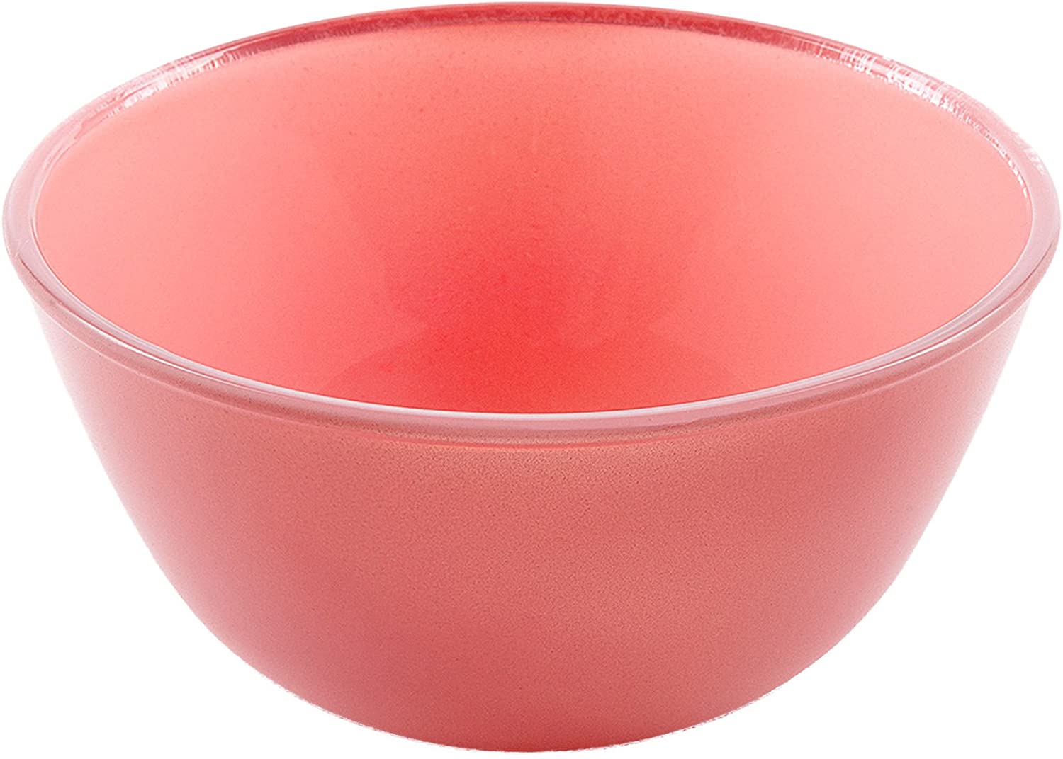 Bohemia Cristal Play of Colours Approx. 1.7 Ltr White Cooking Bowl Made of Borosilicate Glass, Glass Bowl, 10.3 X 21 X 10.3 cm