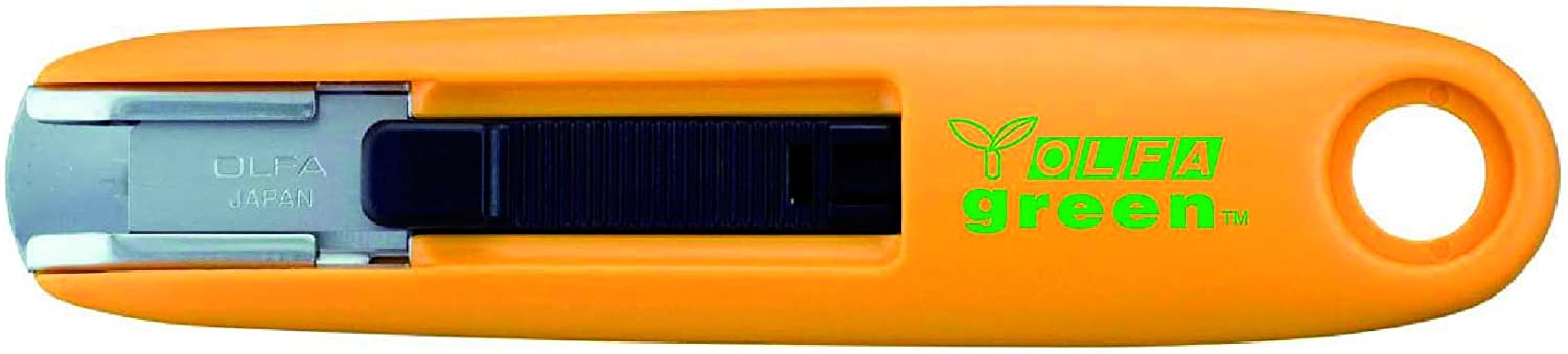 OLFA Cutter Knife with Steel Guide, S?? CURIT SK7 ABS Body, 100% Recycled 12.5 mm; R Tractable.