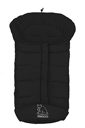 Heitmann Eisbärchen Winterfußsack, schwarz