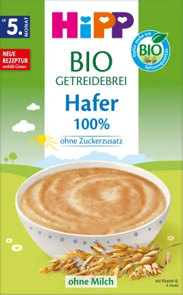 HiPP cereal porridge 100% oats from the 5th month, 200 g