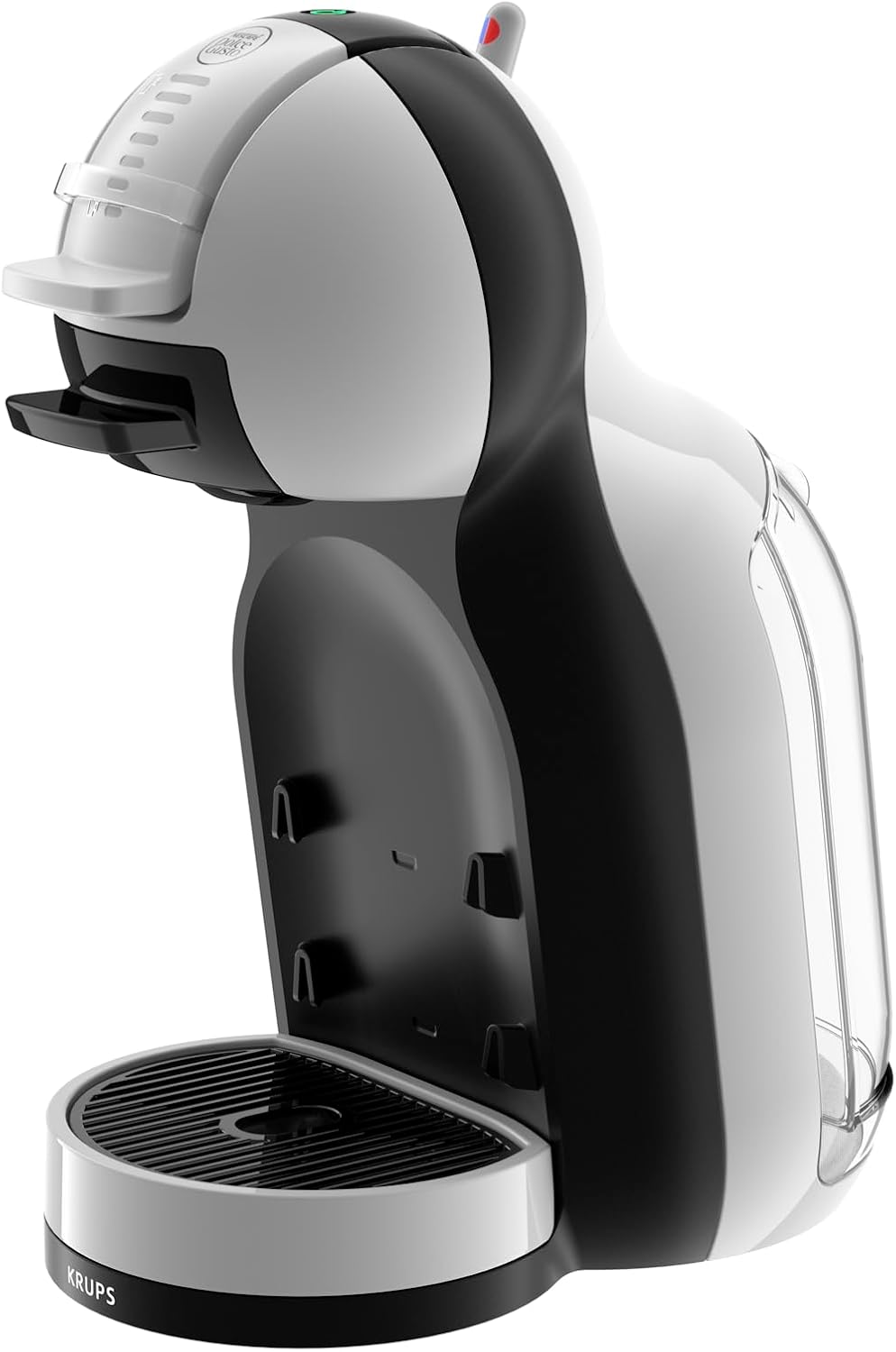 Krups KP123B Nescafé Dolce Gusto Mini Me coffee capsule machine, 1500 watts, artic-gray / black