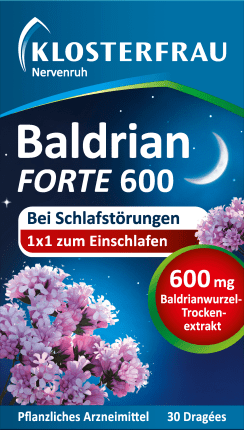 Klosterfrau Nerve Rest Valerian Forte 600 Dragées, 30 Pcs