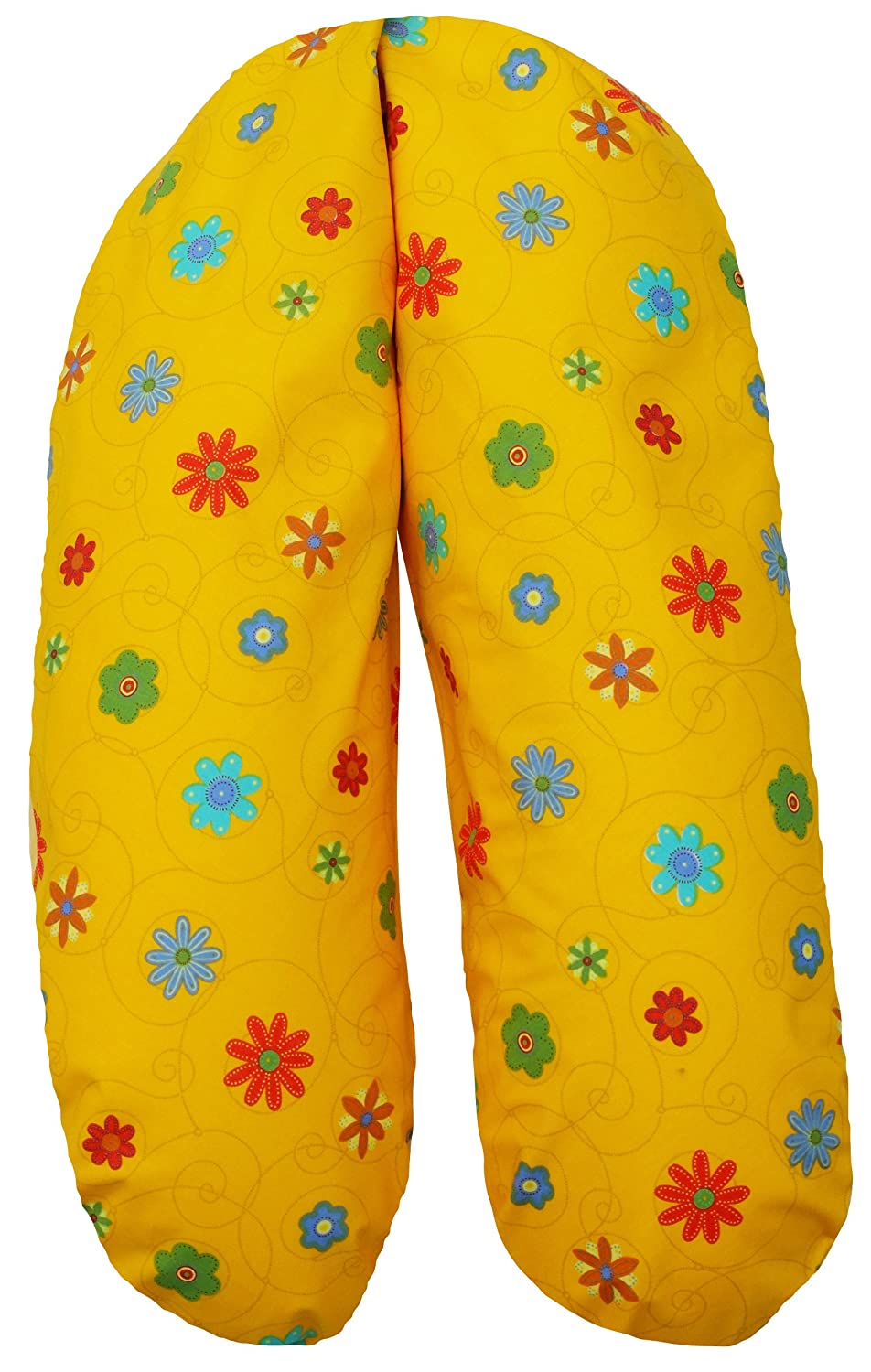 Ideenreich Replacement Cover for Breastfeeding Pillow 190 cm yellow