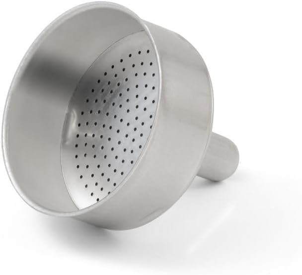Westcraft Replacement Funnel for 6 Cups Espresso Maker Blister Funnel for Mocha Cups, 6cup Espresso Cooker Strainer, E.G. TENCOMA, FITS All (6 Cups Funnel (Replacement Part, DIN Standard))