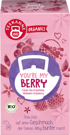 Teekanne Fruit tea raspberry, cranberry (20 bags), 45 g
