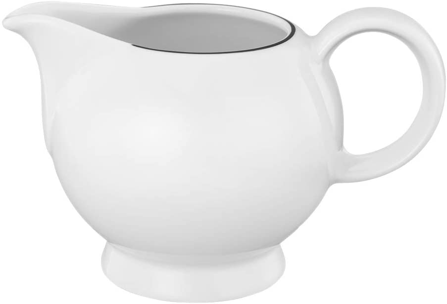 Seltmann Weiden Lido Black Line Milk Jug 0.23 L, Black