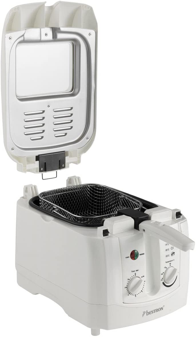 Bestron ADF3000 Deep Fryer White 3 Litres