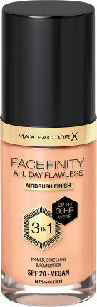 Max Factor Foundation Facefinity All Day Flawless LSF 20, 75 Golden, 30 ml
