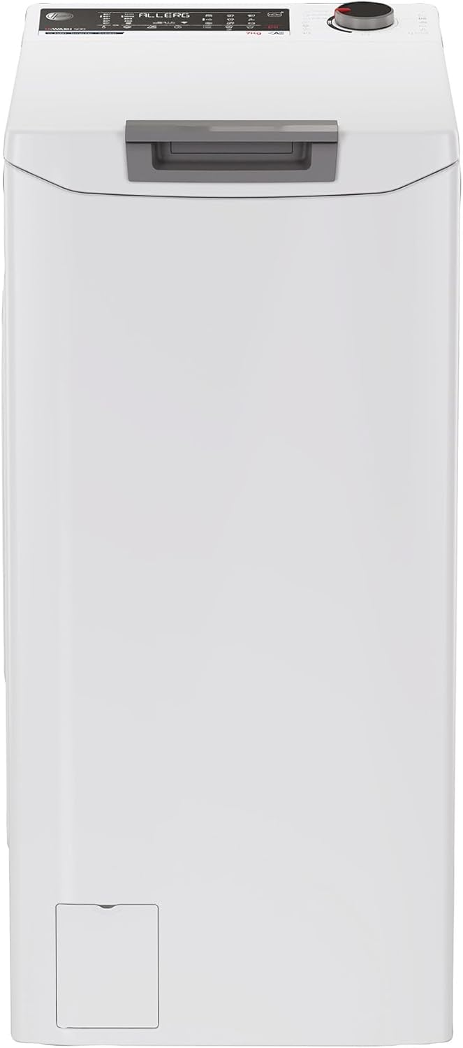Hoover Top Loader Washing Machine THOS476TM5-S 7 kg I Smart Operation with Wi-Fi and Bluetooth I Refill Function I Mix Power System I 1400 rpm Spin Speed I White