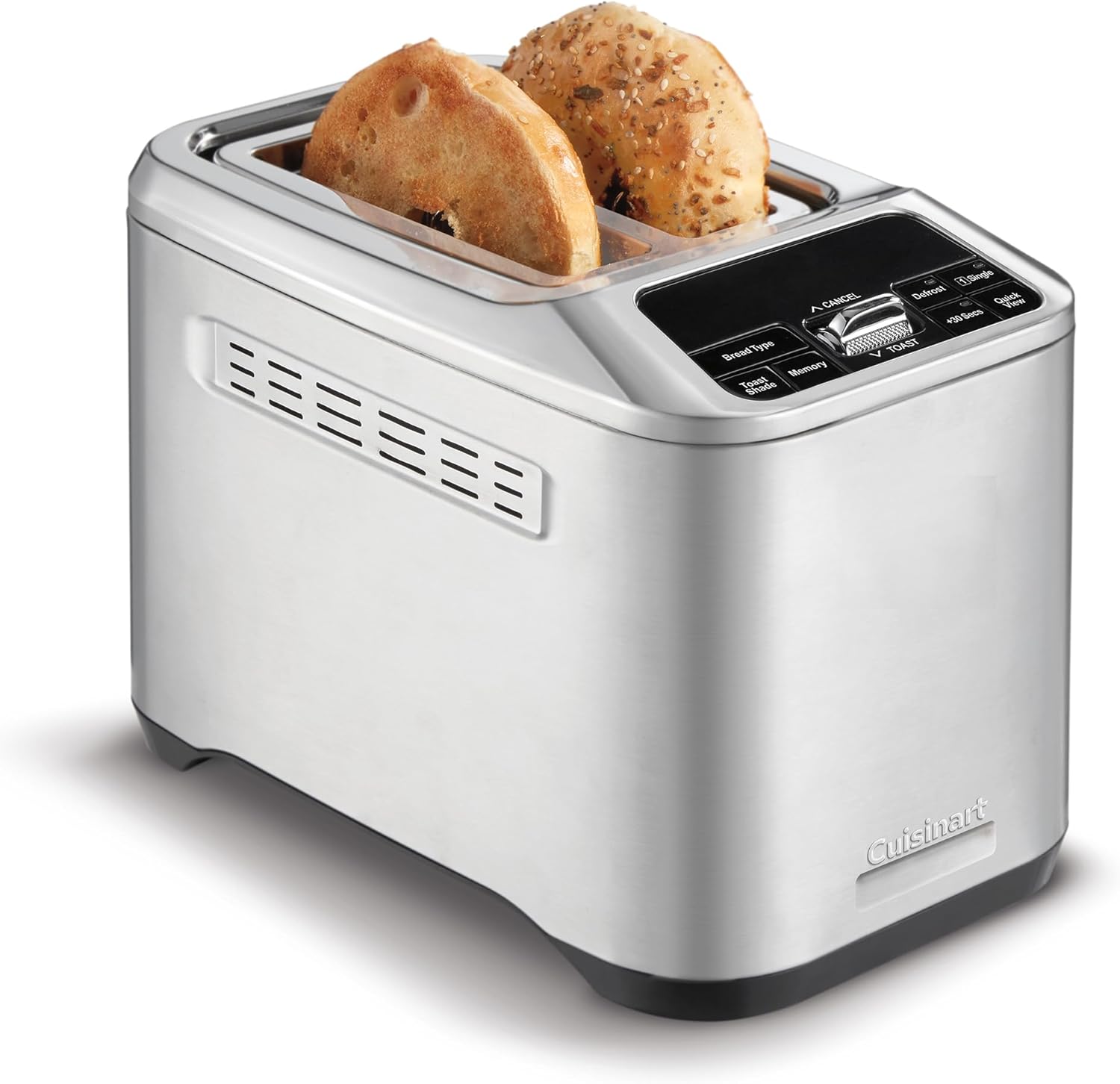 Cuisinart Store Cuisinart Smart Elite 2 Slice Toaster | Extra Long Slots for Artisan Bread | Save Your Toast Preferences | High-Lift QuickView | Bagel, Single Slice & Defrost Function | +30 Seconds