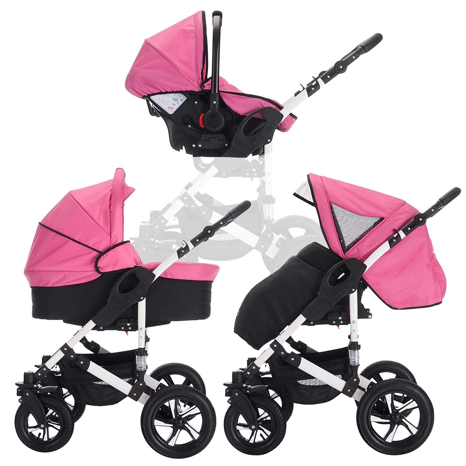 Bebebi Florida 3 In 1 Combi Pushchair