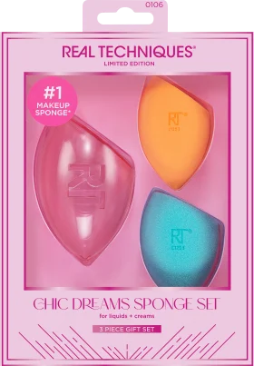 Real Techniques Make-up swam set 3Tlg chic dreams, 1 st
