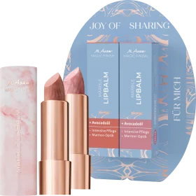 M. Asam Gift set lip balm Marble Caramel Kiss & Romantic Rose, 8 g