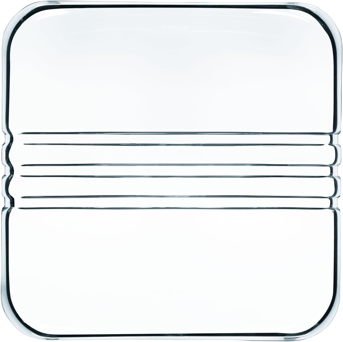 Spiegelau & Nachtmann 0099372 Cigar Tray Square/1 4444 16.8 cm Cigar UK 3 K, Clear Glass, 3.5 x 16.8 x 16.8 cm