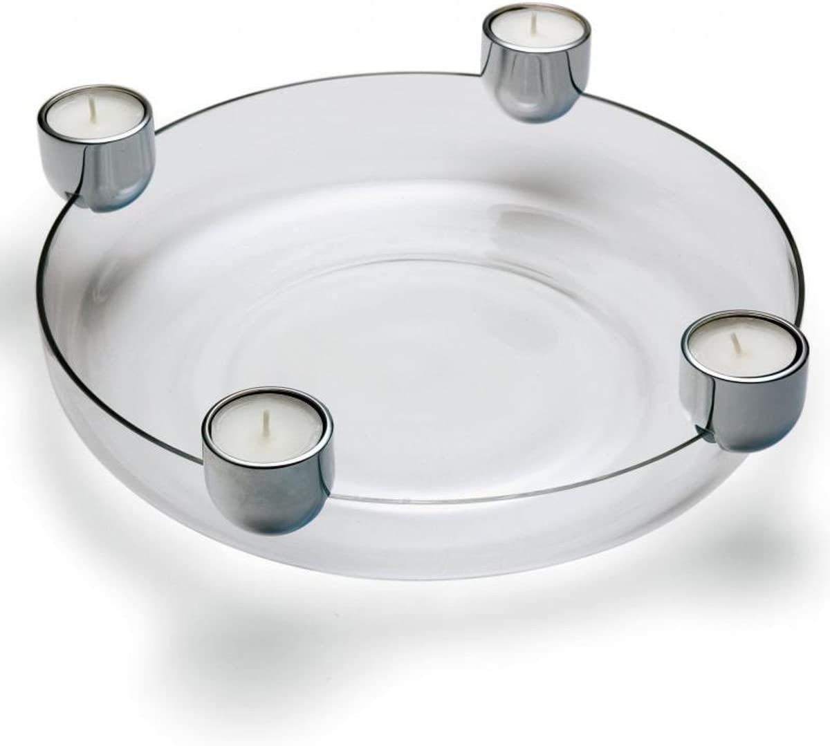 Philippi Arena 123076 Illuminated Bowl Diameter 30 cm Glass and Chrome