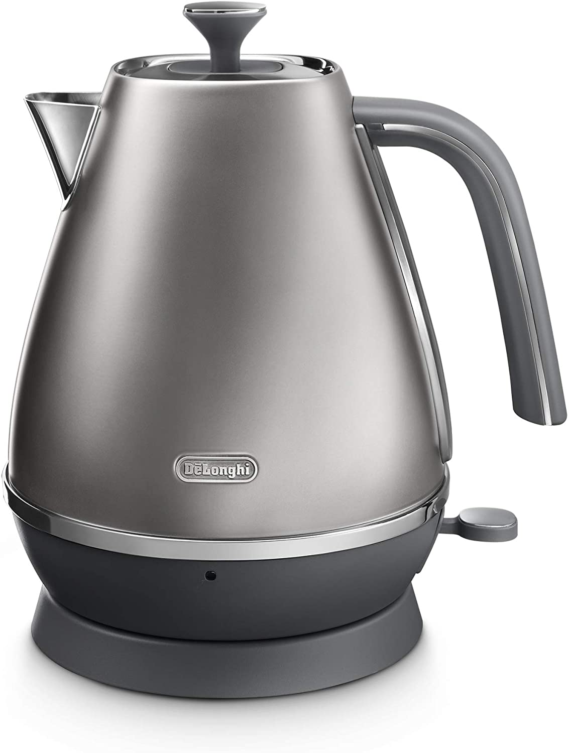 DeLonghi De\'Longhi Distinta Flair Kettle KBI2001.S | 1.7 L | Removable Limescale Filter | Finesse Silver