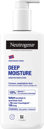Neutrogena Body lotion Deep Moisture Sensitive fragrance-free, 250 ml