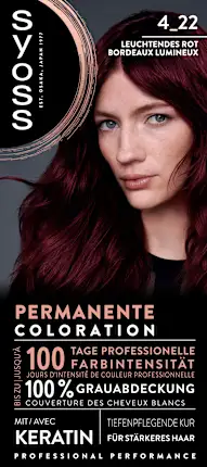 Syoss Hair color 4_22 Bright red, 1 pc