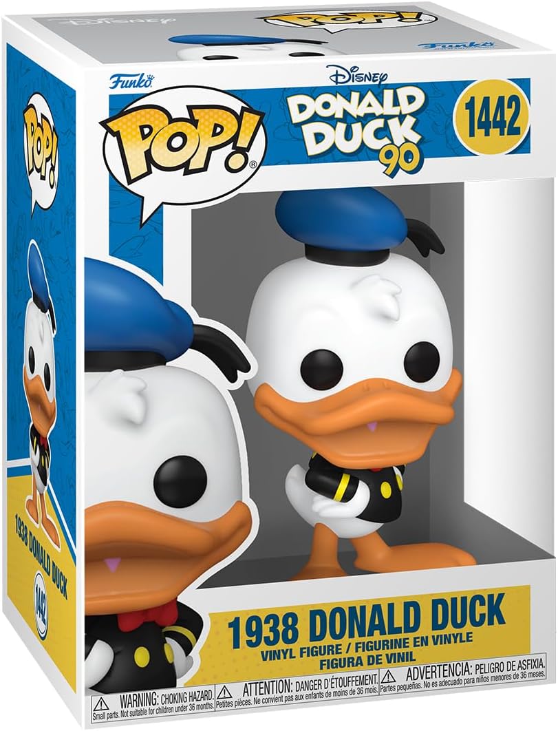 Funko POP! Disney: Donald Duck 90th - Donald Duck - (1938) - Vinyl Collectible Figure - Gift Idea - Official Merchandise - Toy for Children and Adults - TV Fans - Model Figure for Collectors