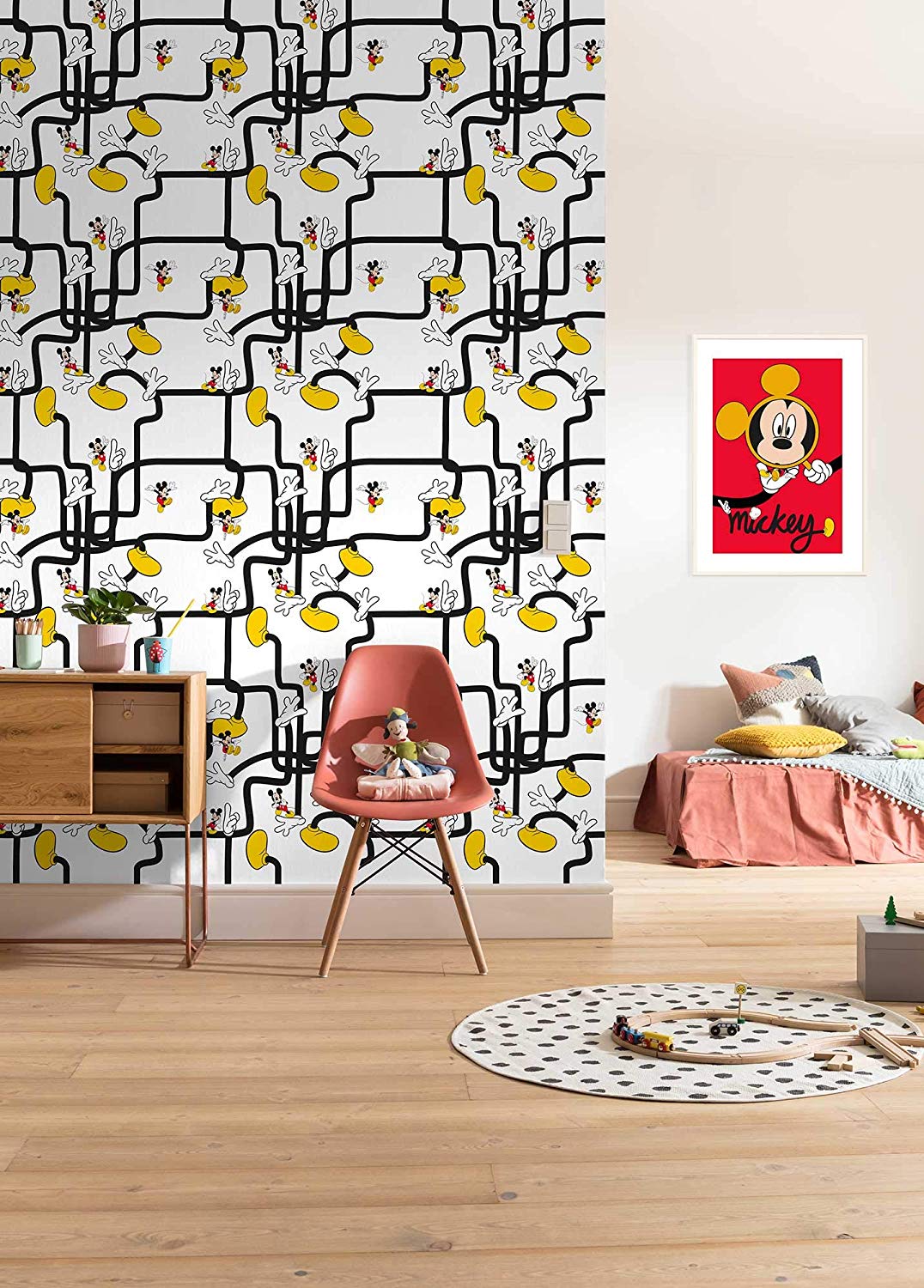 Komar Disney Dx4-006 Non-Woven Photo Wallpaper Mickey Mouse - Foot Labyrint