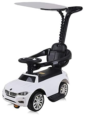 Chipolino 2 In 1 Slider Speed Push Rod Sun Canopy Music Horn Bottle Holder,