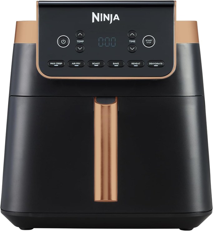 Ninja Air Fryer Max Pro AF180UKCP Max Pro 6.2L Does Not Use Oil Large Square Single Drawer Frying Baking Air Frying Family Size Non Stick Dishwasher Safe Basket