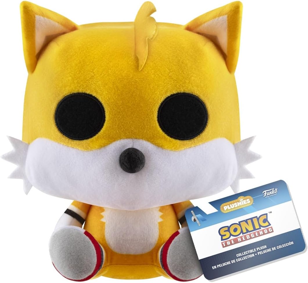 Funko Pop! Plush: Sonic - Miles Tails Prower - Tails - () - Sonic The Hedgehog - Plush Toy - Birthday Gift Idea - Official Merchandise - Stuffed Plush Toys for Children and Adults
