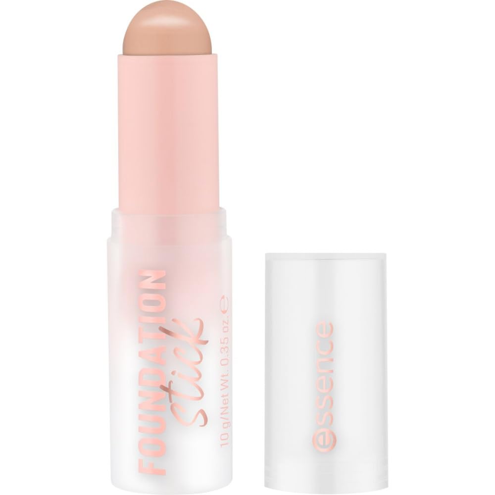 essence cosmetics Essence Foundation Stick No. 160, Nude, Nourishing, Covering, Softening, Natural, Vegan, Oil-Free, No Preservatives, Parabens, Pack of 10 g
