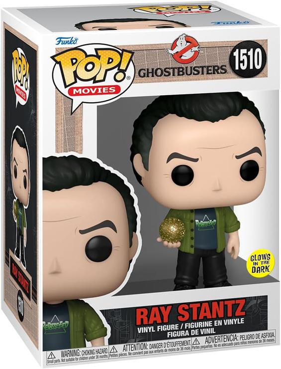 Funko POP! Movies: Ghostbusters: Frozen Empire - Ray Punches Stantz - Glows in the Dark - Vinyl Collectible Figure - Official Merchandise - Toys for Children and Adults