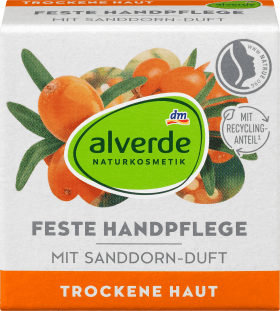 alverde NATURKOSMETIK Fixed hand care with sanddorn fragrance, 25 g