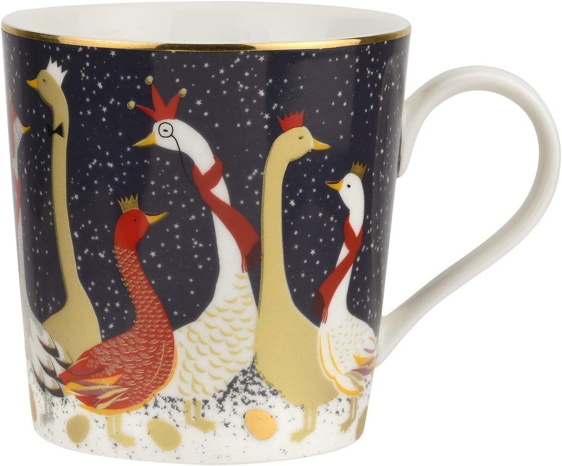 Sara Miller for Portmeirion SMGE78914-XG Mug Single, Blue