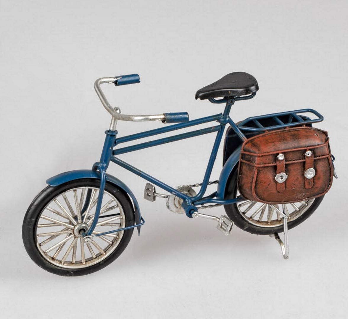 ITRR Fahrrad, handgefertigter Deko- oder Geschenkartikel, blau, ca. 23x8x13