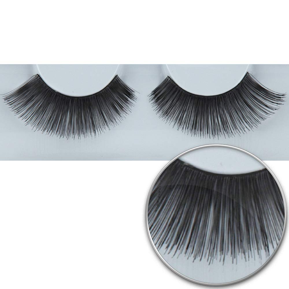 GRIMAS Real Hair Lashes 126, und schwarz, voluminös geschwungen lang ‎126